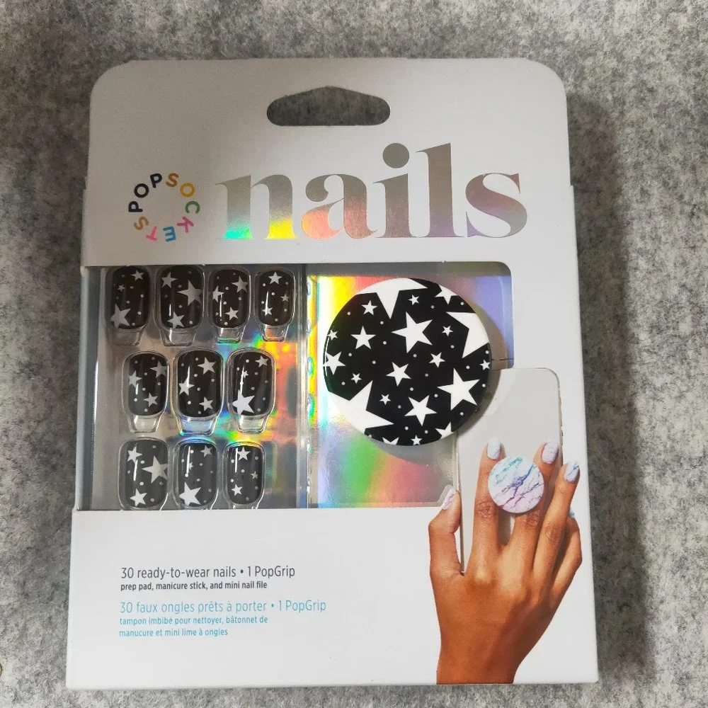 Starry Skies PopSockets 30Gel Nails & Matching PopGrip